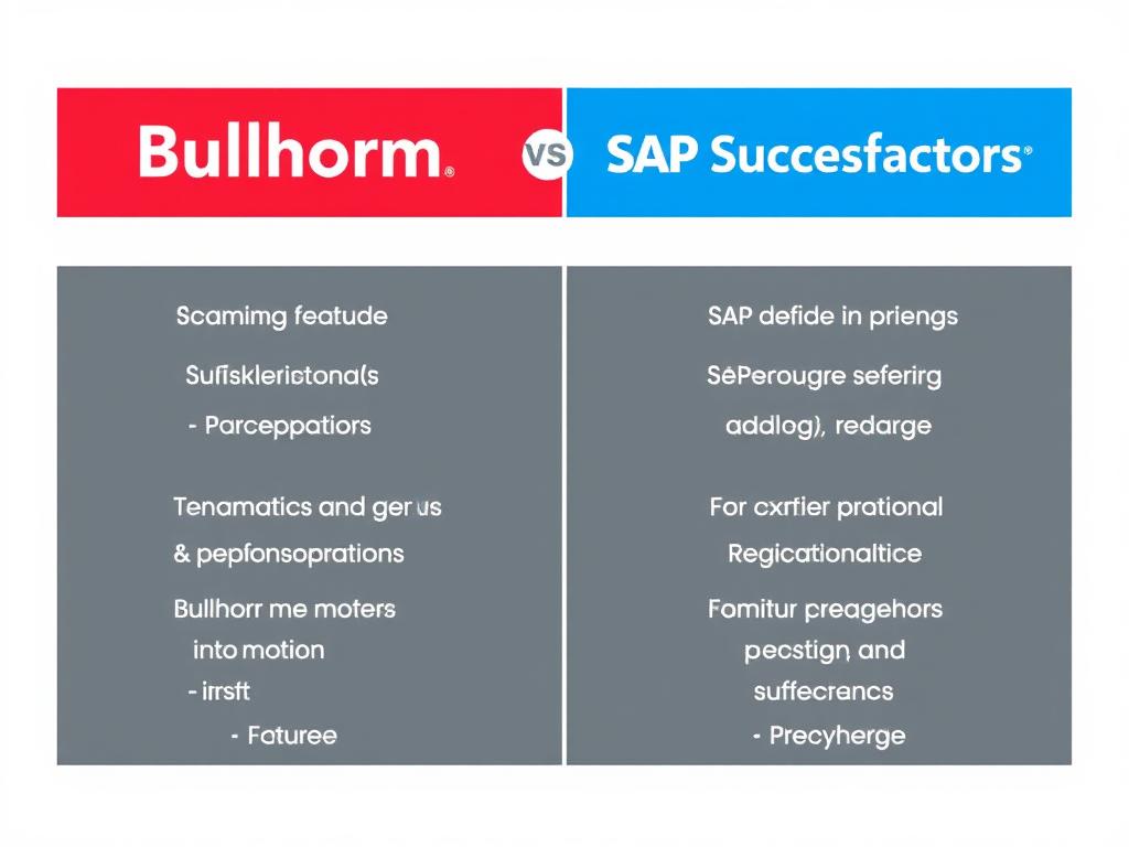     Bullhorn vs. SAP SuccessFactors: Which Staffing Software Wins?. Bullhorn vs. SAP SuccessFactors: Feature Comparison
