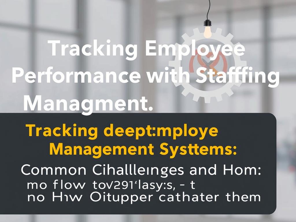     Tracking Employee Performance with Staffing Management Systems. Common Challenges and How to Overcome Them