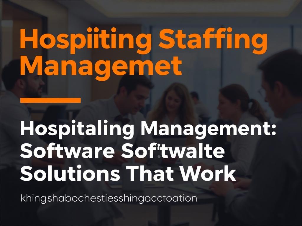     Hospitality Staffing Management: Software Solutions That Work. Key Challenges in Hospitality Staffing Management