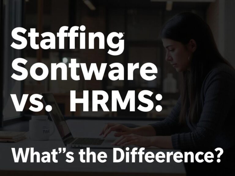Staffing Software vs. HRMS: What’s the Difference?