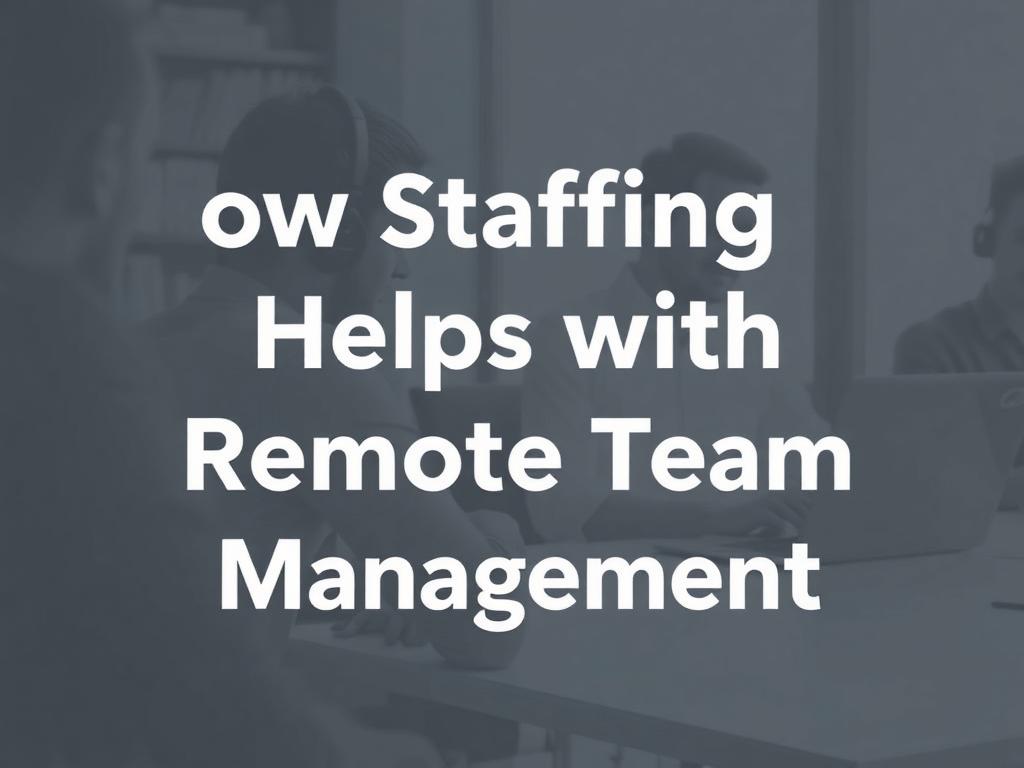     How Staffing Software Helps with Remote Team Management. Boosting Productivity and Accountability Through Staffing Software