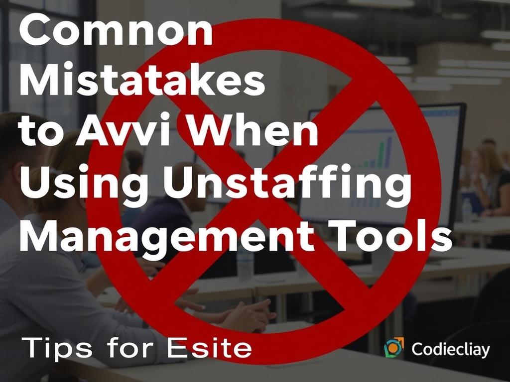     Common Mistakes to Avoid When Using Staffing Management Tools. Tips for Effective Training