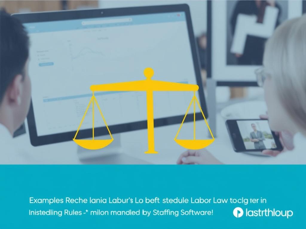     How Staffing Software Ensures Labor Law Compliance. Example: Scheduling Rules Handled by Staffing Software