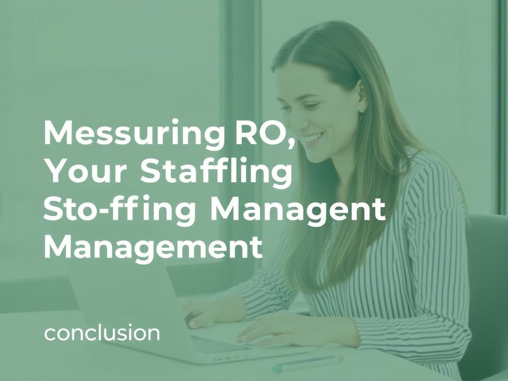     Measuring ROI on Your Staffing Management System. Conclusion
